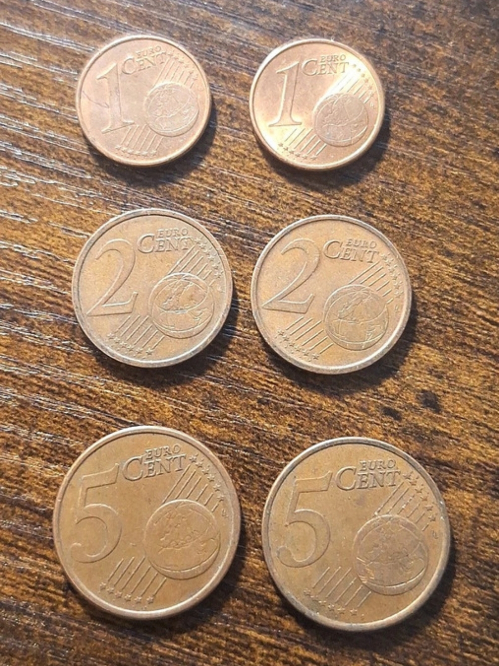 Assorted Euro Cent Coins Lot